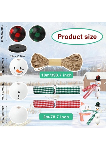 150 Adet Ahşap Boncuk 16MM 20MM Noel Baskılı Ahşap Boncuklar Ahşap Boncuklar (Yurt Dışından) fiyatları