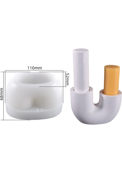 Modern Tasarım Mumluk El Yapımı Mum Kalıbı (Yurt Dışından)