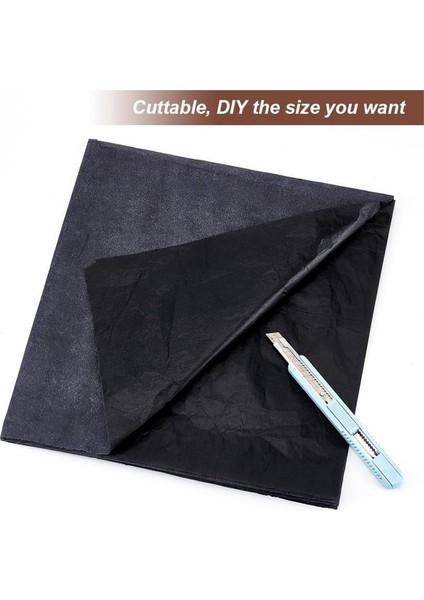 8 Yaprak Büyük Karbon Kağıdı 41X20 Inç Siyah Grafit Transfer Kağıdı (Yurt Dışından) indirimleri