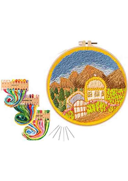 Yetişkinler ve Başlangıç Seviyesi Için Nakış Kitleri 3'lü Paket Nakış Kitleri (Yurt Dışından)