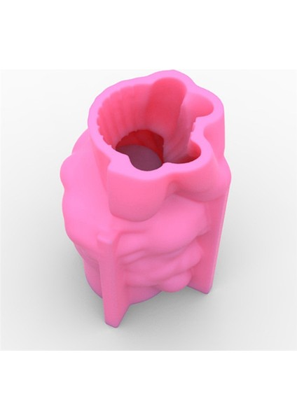 3D Sevimli Kız Sukulent Saksı Kalıbı Silikon Saksı Kalıbı (Yurt Dışından)