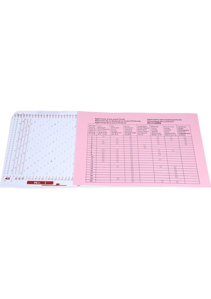 20 Adet No.1-20 Örgü Makinesi Delme Kartı SK280 Örgü Makinesi Için (Yurt Dışından) fiyatları