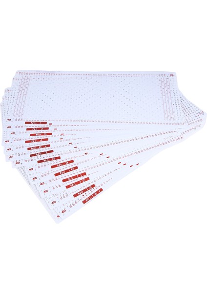 20 Adet No.1-20 Örgü Makinesi Delme Kartı SK280 Örgü Makinesi Için (Yurt Dışından) modelleri