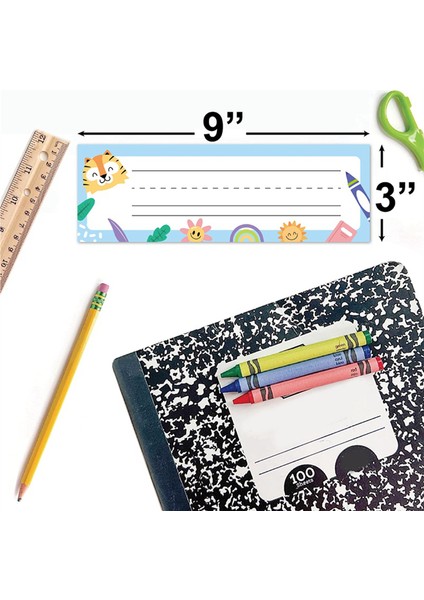 75 Adet Yapışkanlı Kağıttan Yapılmış Kitap Etiketleri Isim Plakaları Çıkartmalar (Yurt Dışından) fırsatları