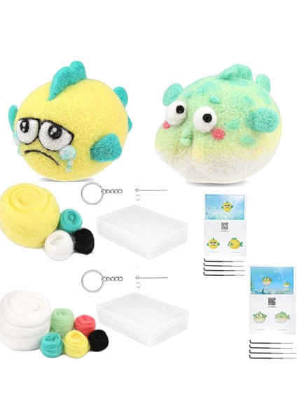 Iğne Keçeleme Seti Iğne Yün Keçeleme Aletleri Seti ve Talimatları (Yurt Dışından)