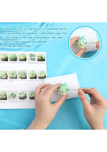 Iğne Keçeleme Seti Iğne Yün Keçeleme Aletleri Seti ve Talimatları (Yurt Dışından) fırsatları