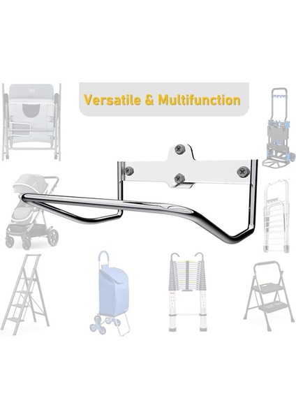Merdiven Askısı Askısı Merdiven Depolama Kancası Duvara Monte Çok Amaçlı (Yurt Dışından) indirimleri