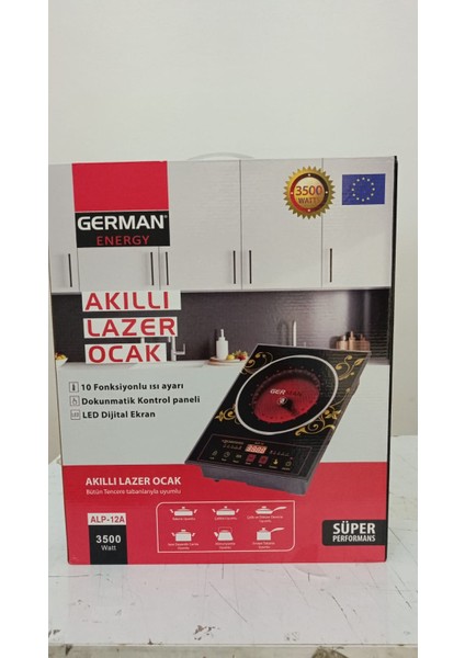 German Energy Dijital Ailipu Lazer Ocak 3500W fırsatları