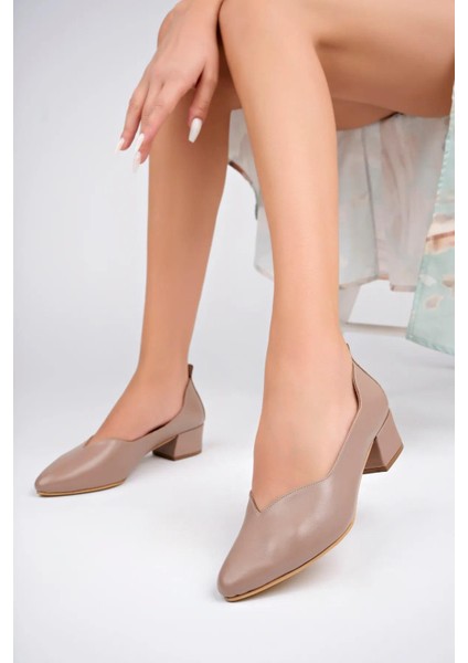 Deri Kadın Topuklu Deri Ayakkabı TRC71-1068 fiyatları