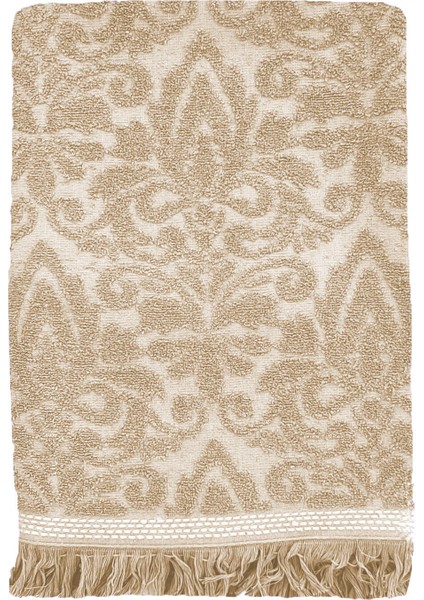 Saçaklı Lüks Banyo Havlu Takımı Pamuk Lalezar modelleri