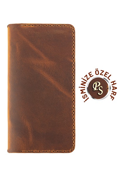 Twingold Kişiselleştirilebilir Crazy Deri Unisex Uzun Cüzdan