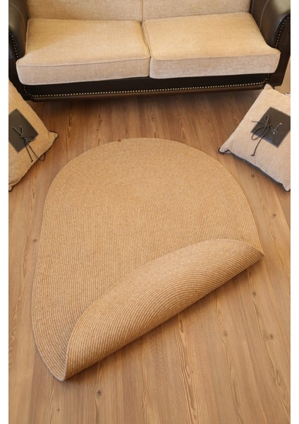 Jüt Ipten Düz Oval ve Yuvarlak Halı