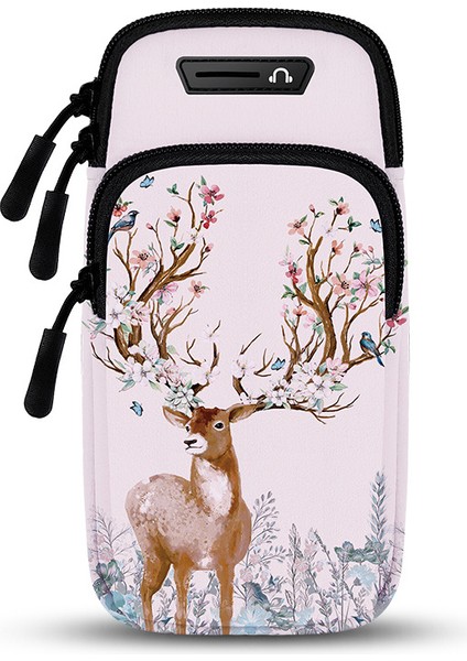 Su Geçirmez Spor Cep Telefonu Çantası Cep Telefonu Kolbandı Kol Çantası Açık Spor Kol Çantası Bilek Çantası Su (Yurt Dışından)