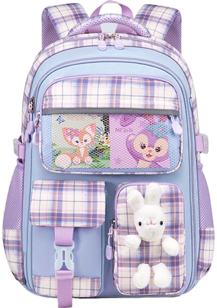 Yeni Kampüs Kız Öğrenci Okul Çantası, Ortaokul Lise Öğrencileri Için Büyük Kapasiteli Sırt Çantası (Yurt Dışından)