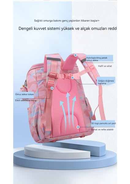 Su Geçirmez Büyük Kapasiteli Öğrenci Okul Çantası, Gece Güvenlik Yansıtıcı (Yurt Dışından) fiyatları