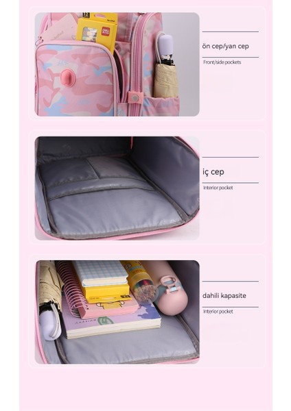 Su Geçirmez Büyük Kapasiteli Öğrenci Okul Çantası, Gece Güvenlik Yansıtıcı (Yurt Dışından) fırsatları