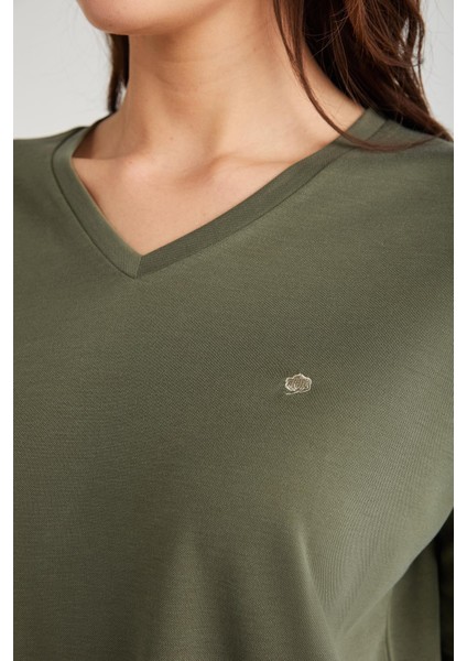 Kadın Yeşil Pijama Takım 9720 fırsatları