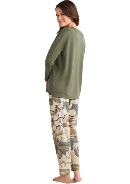 Kadın Yeşil Pijama Takım 9720 indirimleri