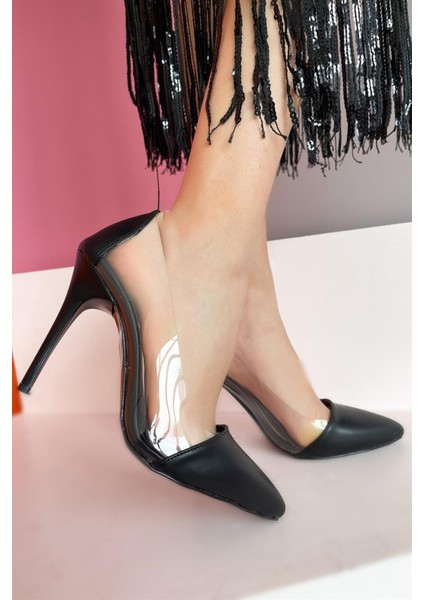 Layla Stiletto Siyah Cilt Şeffaf fiyatları