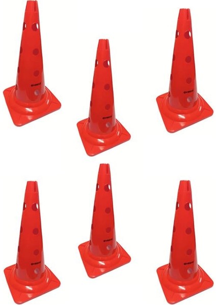 Hn-52-1 Delikli Antrenman Hunisi 52 Cm Kırmızı 6lı