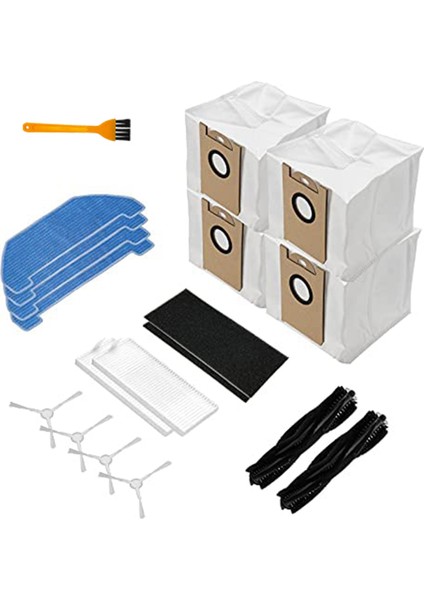 Q11 Akıllı Robot Süpürge Için Ana Fırça Yan Filtre ve Paspas Bezi Yedek Parçaları (Yurt Dışından)