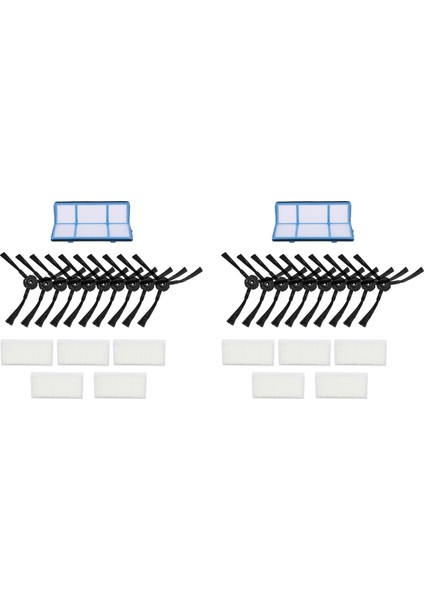 16192 18500 18501 18600 Yedek Parçaları Için 10 Filtre + 20 Yan Fırça (Yurt Dışından)