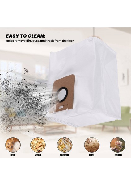 Bot Z10 Pro Elektrikli Süpürge Yedek Parça Aksesuarları Için 12 Adet Toz Torbası (Yurt Dışından) modelleri