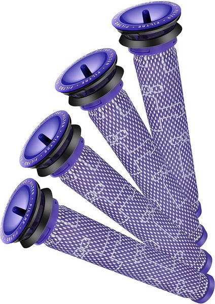 V8, V6 V7 V8 DC59 DC58 Için Filtre 965661 01 Parçasını Değiştirir 4'lü Yedek Paket (Yurt Dışından)