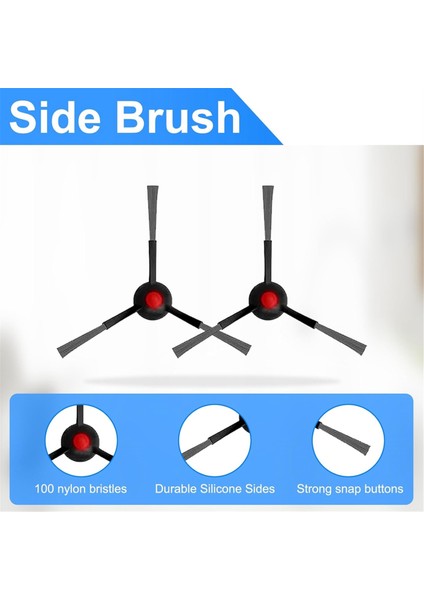 T30 Omni / Pro Robot Süpürge Ana Yan Fırça Hepa Filtre Paspas Bezi Toz Torbaları (Yurt Dışından) fırsatları