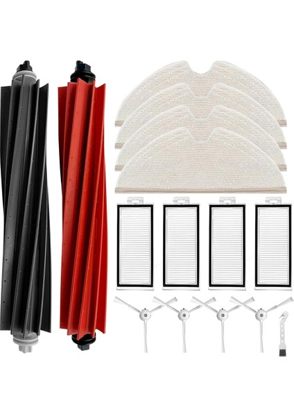 Q8 Max/q8 Max+/q5 Pro Roboter-Elektrikli Süpürge-Yedek Parçalar Rulo Fırça Filtreleri Için Aksesuar Seti (Yurt Dışından)