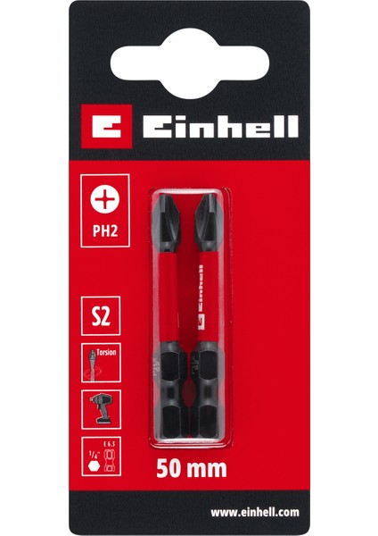 Yıldız Bits Uç 50 mm Ph2 2 Adet