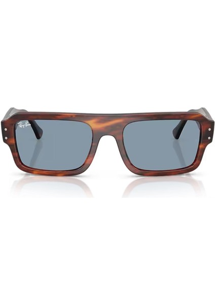 Rb 4454 139856 56 Lukas Unisex Dikdörtgen Kırçıllı Kırmızı Kemik Güneş Gözlüğü fiyatları