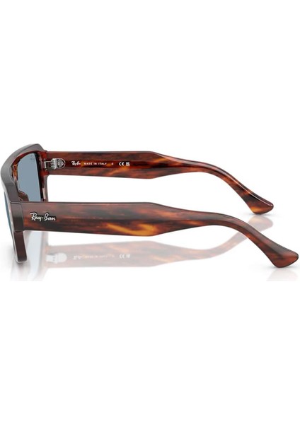Rb 4454 139856 56 Lukas Unisex Dikdörtgen Kırçıllı Kırmızı Kemik Güneş Gözlüğü modelleri