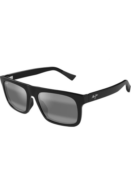 MJ 0616S 001 02 56 Polarize Erkek Kare Siyah Kemik Güneş Gözlüğü