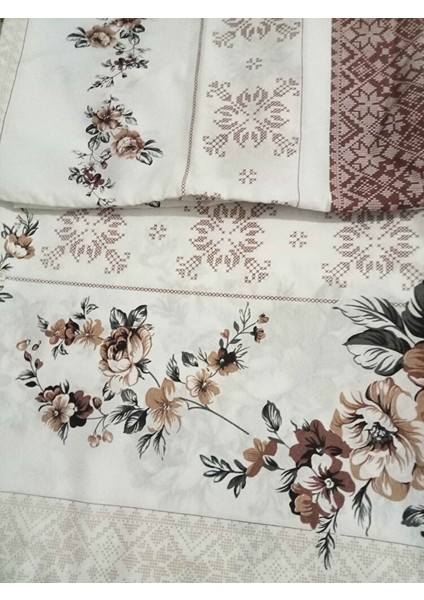Çift Kişilik Çiçekli Nevresim Seti
