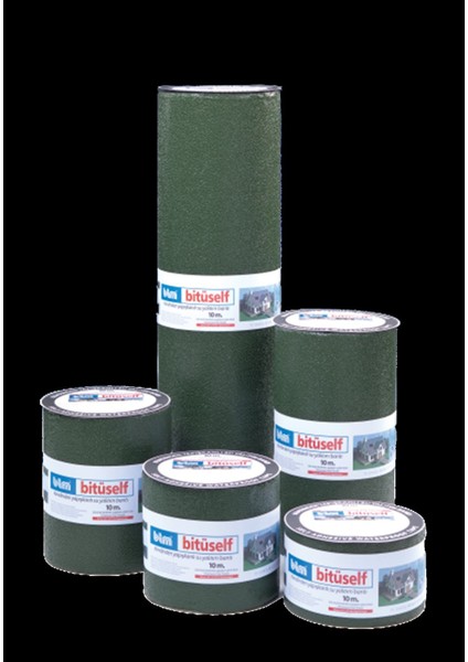 Su Yalıtım Bandı-Bitüself 15CM.YEŞIL 10MT