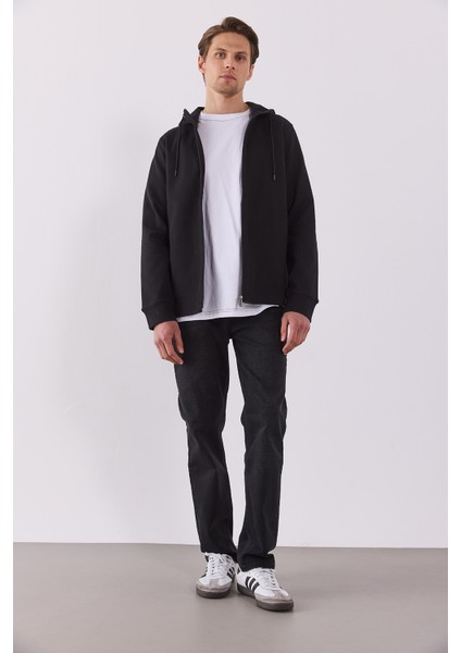 Kevin Interlok Sweatshirt - Siyah