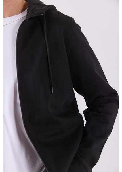 Kevin Interlok Sweatshirt - Siyah modelleri