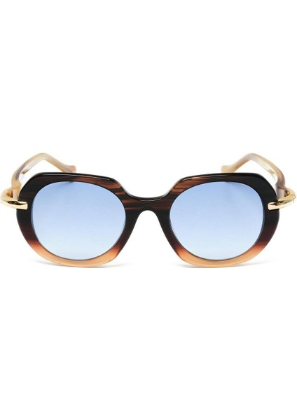 Dıstınto C3 49 Kadın Oval Kahverengi Kemik Güneş Gözlüğü fiyatları
