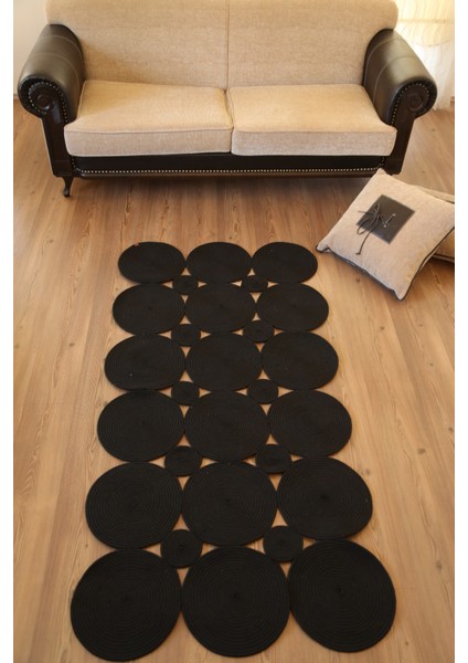 Siyah Jüt Halı Kilim fiyatları