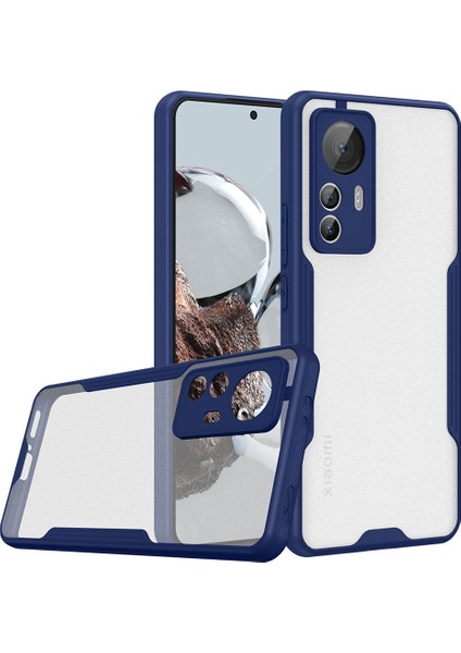 Xiaomi Mi 12T Kılıf Parfe Kapak-Lacivert