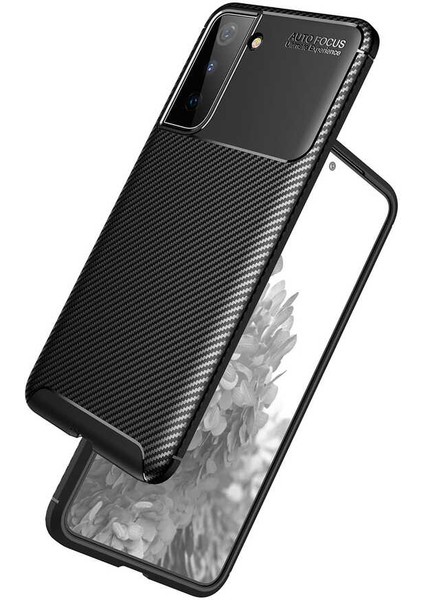 Samsung Galaxy S21 Plus Kılıf Negro Silikon Kapak-Siyah