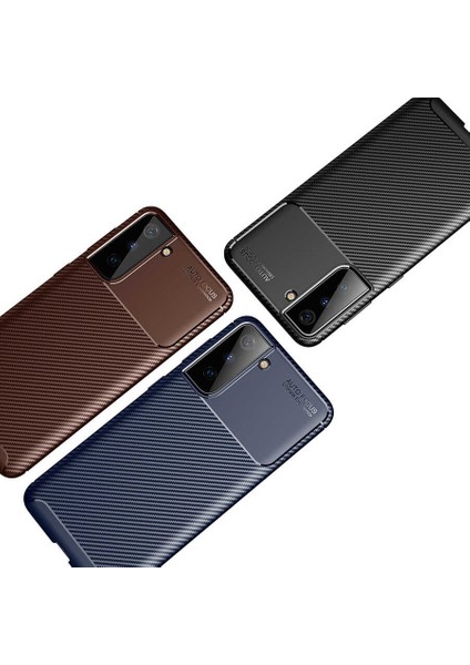 Samsung Galaxy S21 Plus Kılıf Negro Silikon Kapak-Siyah