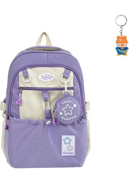 Ortaokul ve Lise Öğrencileri Okul Çantası Büyük Kapasiteli Sırt Çantası Seyahat Sırt Çantası (Yurt Dışından)