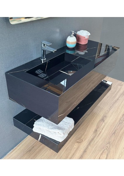 Porselen Banyo Lavabosu - Siyah L01 fiyatları