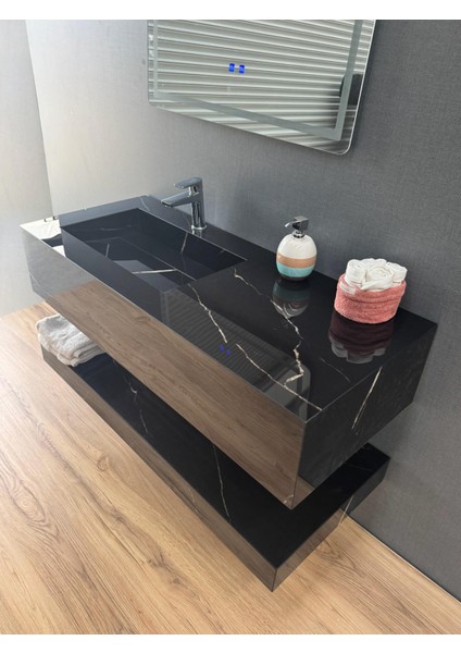 Porselen Banyo Lavabosu - Siyah L01 modelleri