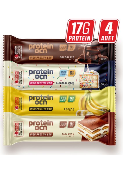 Protein Bar - Karma Kutu - 50G x 4 Adet