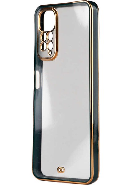 Xiaomi Redmi Note 11 Global Kılıf Voit Clear Kapak-Yeşil