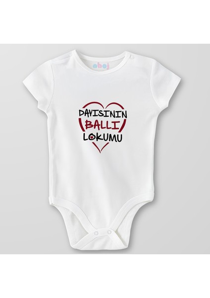 Organik Pamuk Dayısının Ballı Lokumu Bebek Body Çıtçıtlı Zıbın Badi Kısa Kol