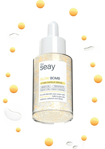 Glow Bomb Multi C Vitamini Thin Kapsül Serum | Aydınlatıcı, Parlatıcı ve Leke Önleyici | Nemlendirici